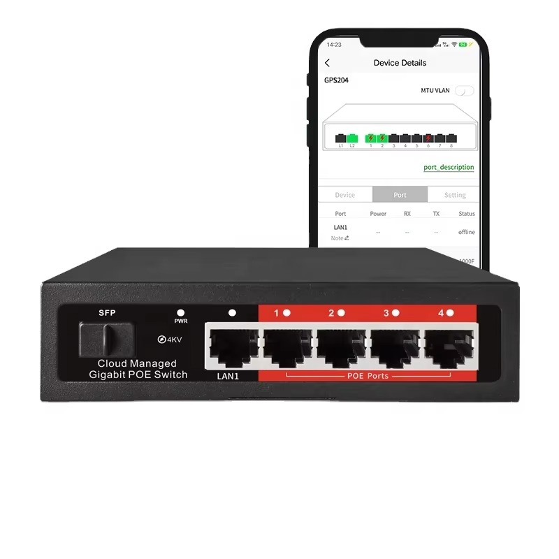 Ethernet Switch 8 Port - Switch POE Gigabit a 4‑8 Porte