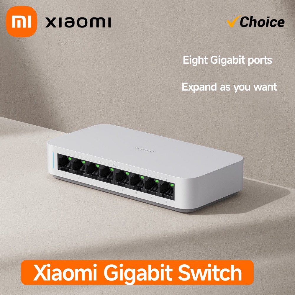 Ethernet Switch 8 Port - Switch Ethernet Gigabit originale Xiaomi Switch