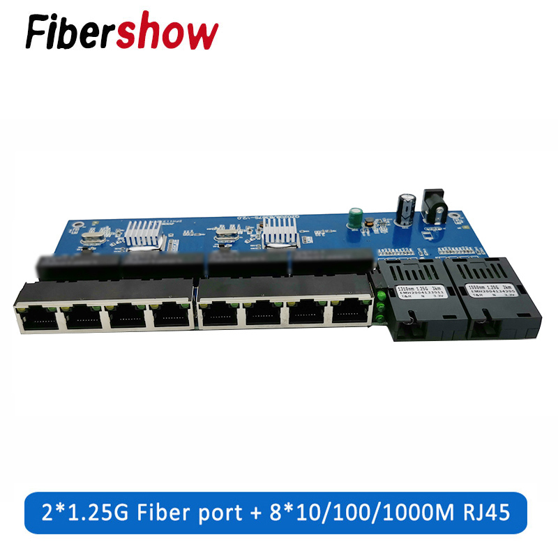 Ethernet Switch 8 Port - Switch Gigabit Ethernet Convertitore multimediale in
