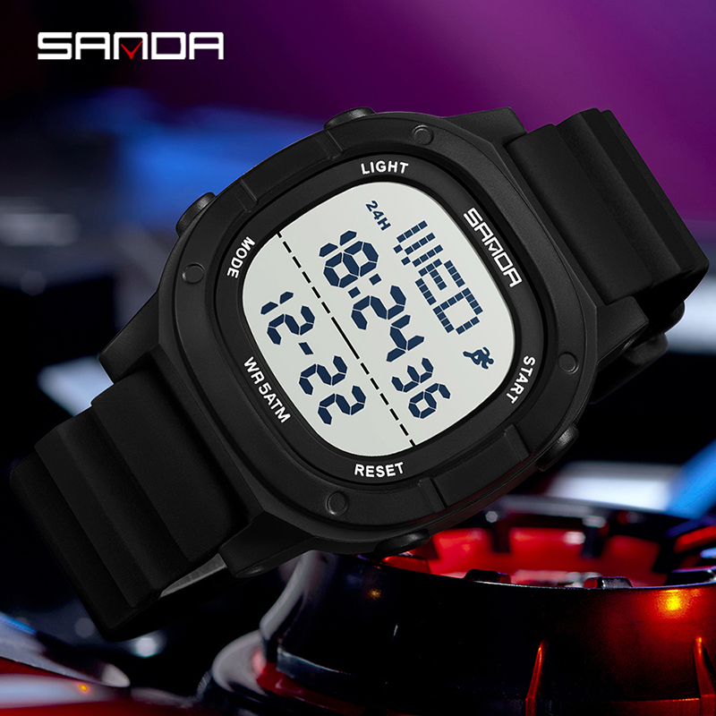 Digital Timer Countdown - SANDA Nuovo orologio elettronico da uomo