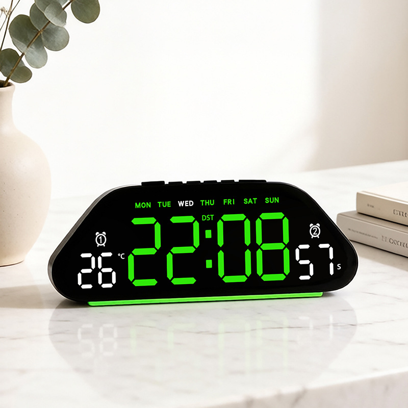 Digital Timer Countdown - Sveglia Digitale LED con Display Temperatura,