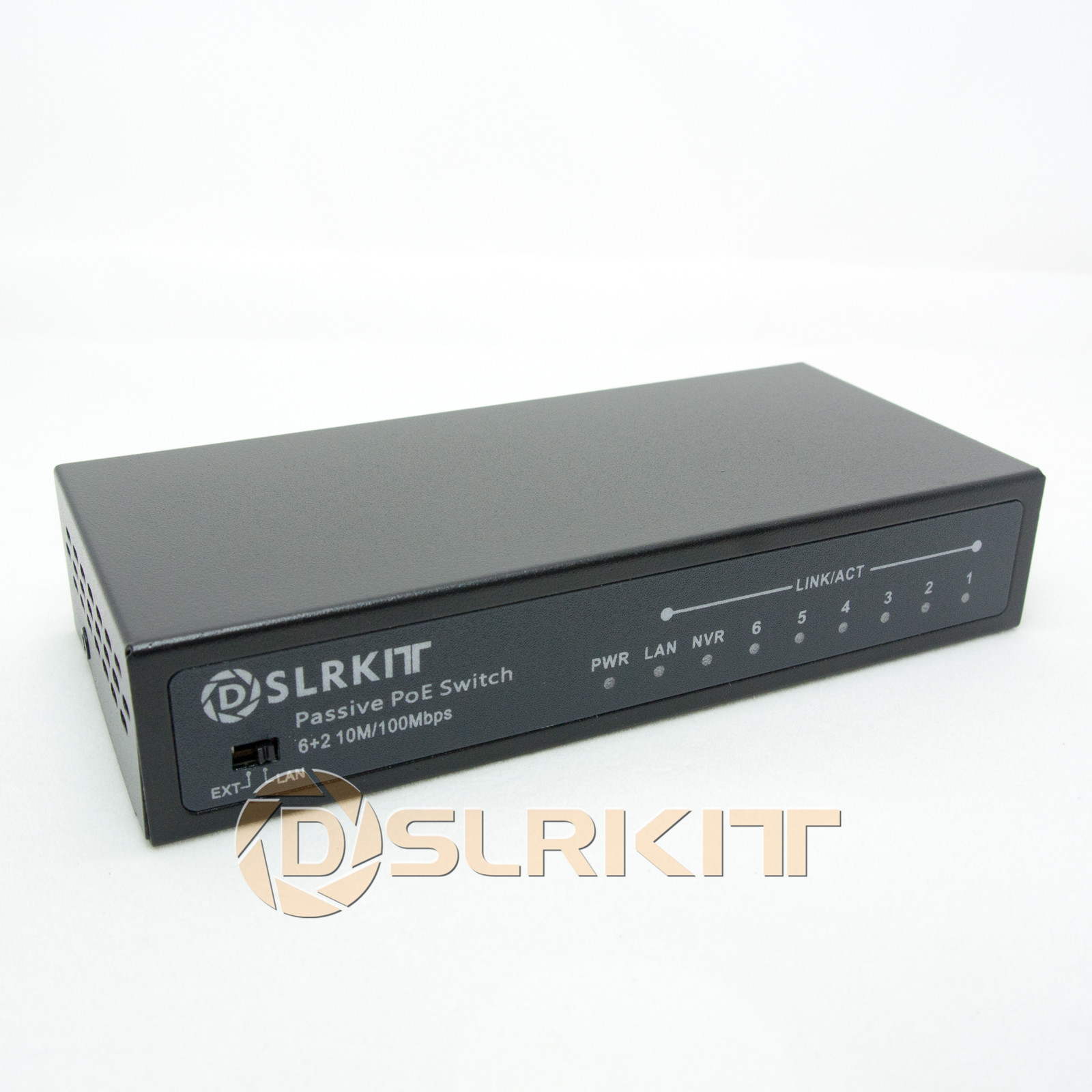 Ethernet Switch 8 Port - DSLRKIT 250M 8 porte 6 PoE