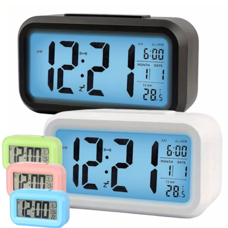 Digital Timer Countdown - Sveglia digitale intelligente Display LCD bianco