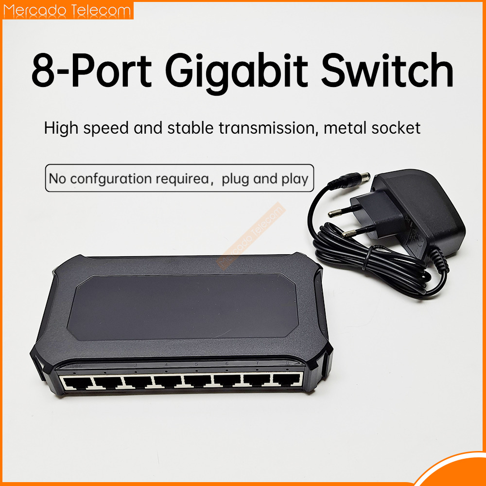 Ethernet Switch 8 Port - Switch Ethernet Gigabit a 8 porte,
