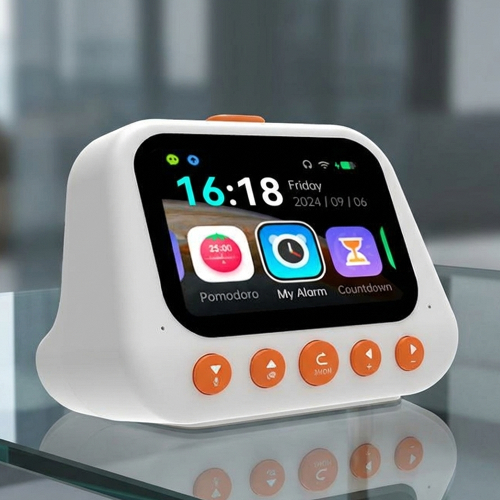 Digital Timer Countdown - Sveglia Intelligente AI con Funzione Parlante,