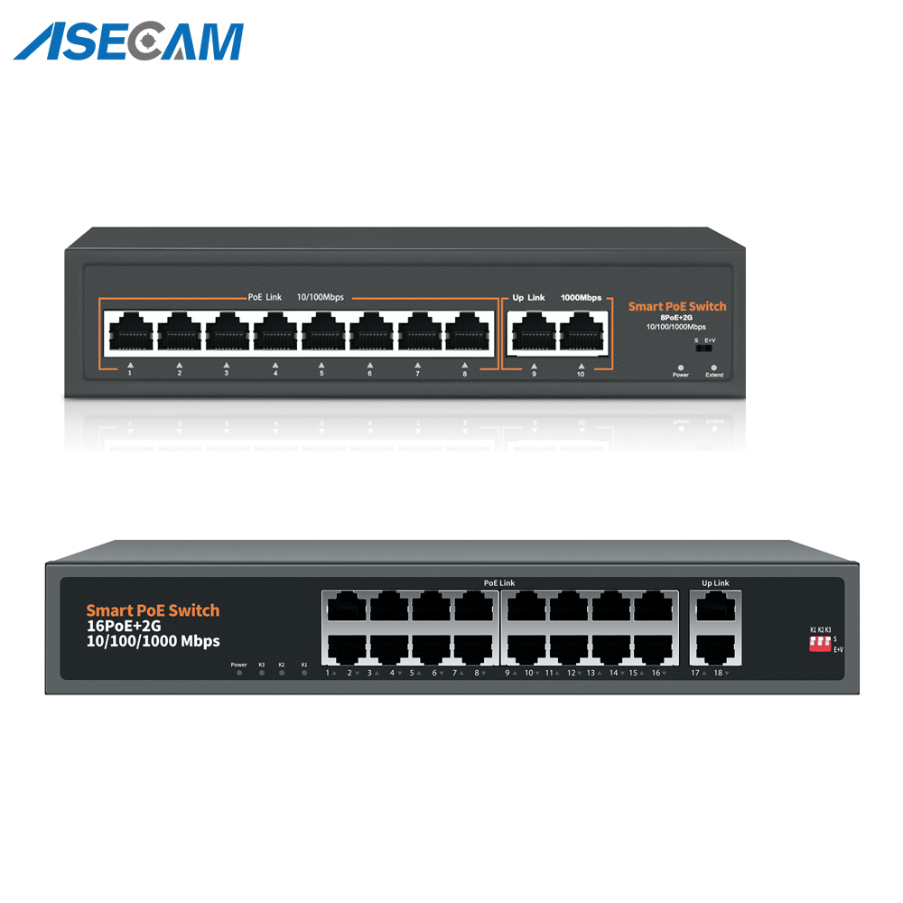 Switch POE 48V-52V POE 8/16 po - Ethernet Switch 8 Port recensione e prezzo