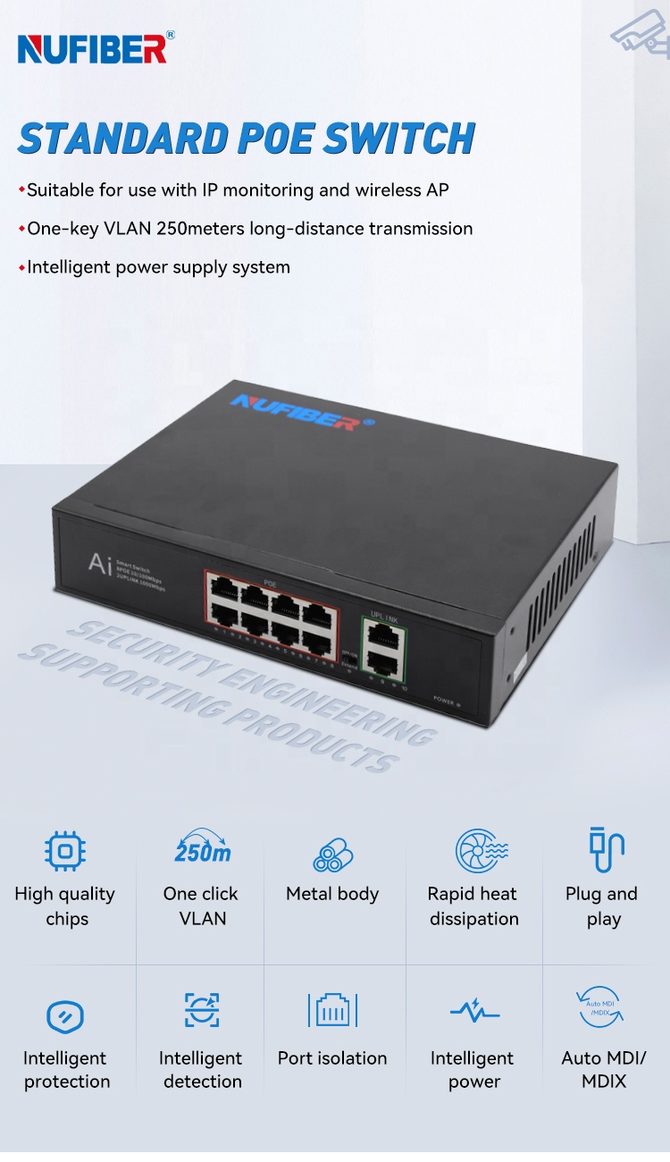 Switch con porta POE Gigabit E - Ethernet Switch 8 Port recensione e prezzo